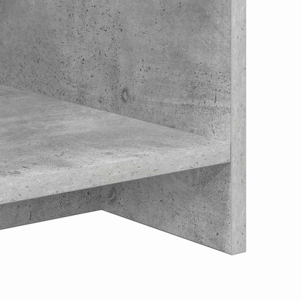 TV-bänk Betonggrå 102 x 35 x 45 cm Konstruerat trä