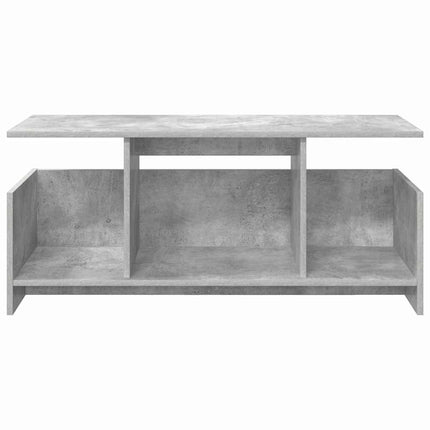 TV-bänk Betonggrå 102 x 35 x 45 cm Konstruerat trä