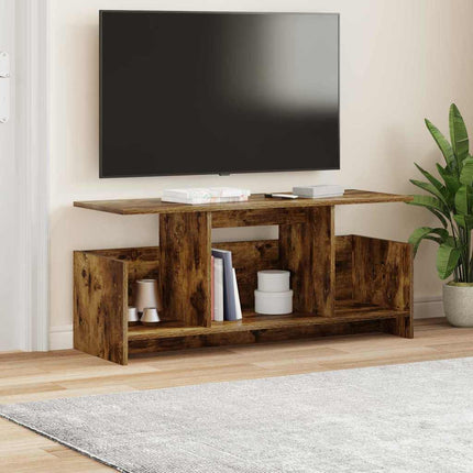 TV-bänk Rökt ek 102 x 35 x 45 cm Konstruerat trä