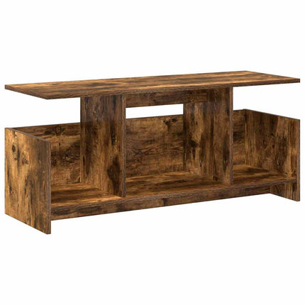 TV-bänk Rökt ek 102 x 35 x 45 cm Konstruerat trä