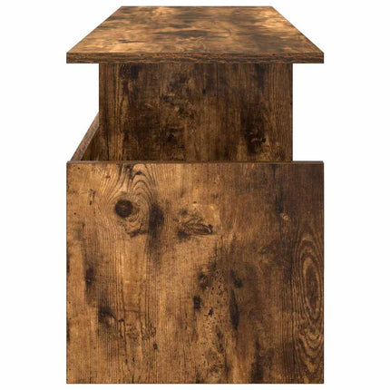 TV-bänk Rökt ek 102 x 35 x 45 cm Konstruerat trä