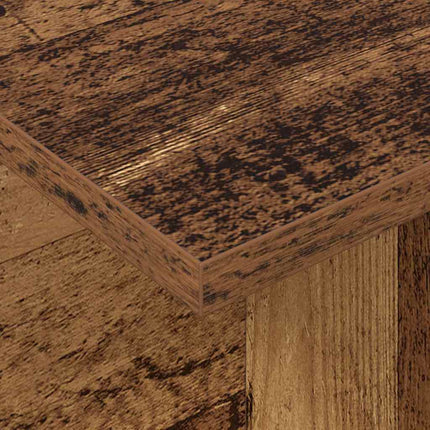 TV-bänk Gammalt trä 102 x 35 x 45 cm Konstruerat trä