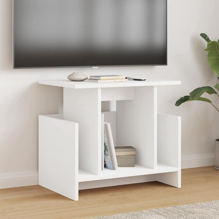 TV-bänk Vit 50 x 35 x 45 cm Konstruerat trä