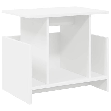 TV-bänk Vit 50 x 35 x 45 cm Konstruerat trä