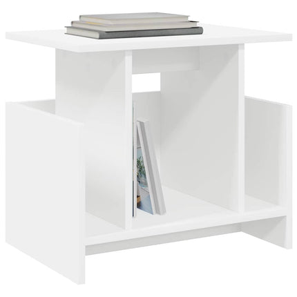 TV-bänk Vit 50 x 35 x 45 cm Konstruerat trä