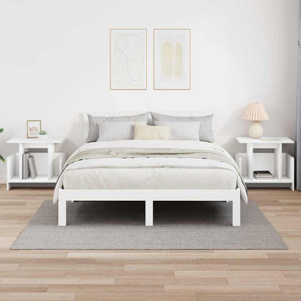 TV-bänk 2 pcs Vit 50 x 35 x 45 cm Konstruerat trä