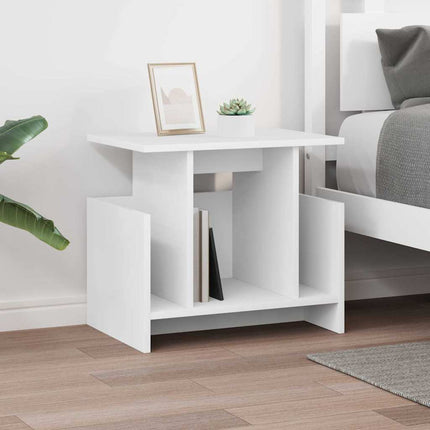 TV-bänk 2 pcs Vit 50 x 35 x 45 cm Konstruerat trä