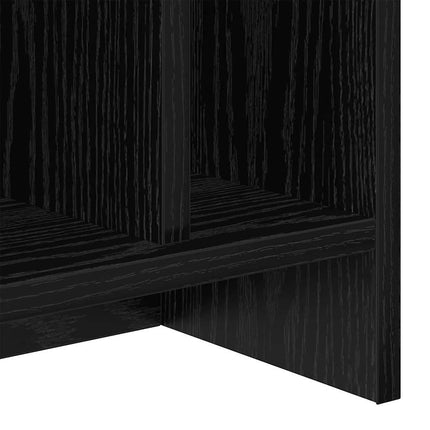 TV-bänk Svart Ek 50 x 35 x 45 cm Konstruerat trä