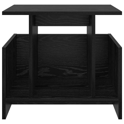 TV-bänk Svart Ek 50 x 35 x 45 cm Konstruerat trä