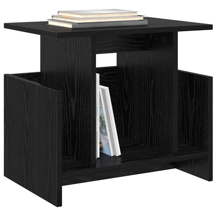 TV-bänk Svart Ek 50 x 35 x 45 cm Konstruerat trä