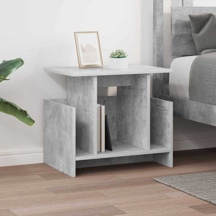 TV-bänk 2 pcs Betonggrå 50 x 35 x 45 cm Konstruerat trä
