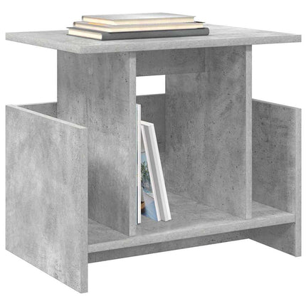 TV-bänk 2 pcs Betonggrå 50 x 35 x 45 cm Konstruerat trä