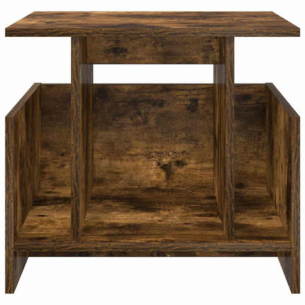 TV-bänk 2 pcs Rökt ek 50 x 35 x 45 cm Konstruerat trä