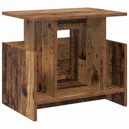 TV-bänk Gammalt trä 50 x 35 x 45 cm Konstruerat trä