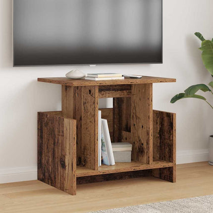 TV-bänk 2 pcs Gammalt trä 50 x 35 x 45 cm Konstruerat trä