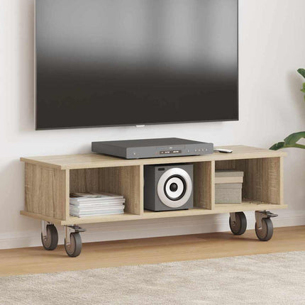 TV-bänk Sonoma-ek 100 x 35 x 35 cm Konstruerat trä