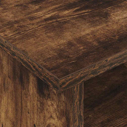TV-bänk Rökt ek 100 x 35 x 35 cm Konstruerat trä