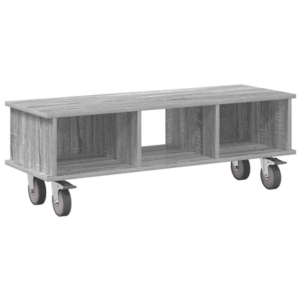 TV-bänk Grå Sonoma 100 x 35 x 35 cm Konstruerat trä