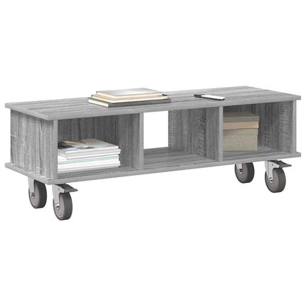 TV-bänk Grå Sonoma 100 x 35 x 35 cm Konstruerat trä