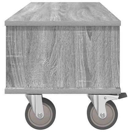 TV-bänk Grå Sonoma 100 x 35 x 35 cm Konstruerat trä