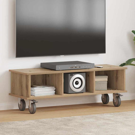 TV-bänk Artisan Ek 100 x 35 x 35 cm Konstruerat trä
