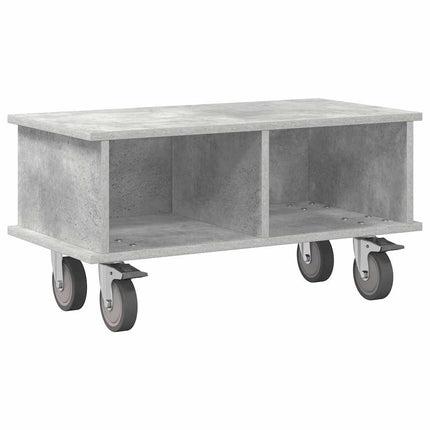 TV-bänk Betonggrå 68,5 x 35 x 35 cm Konstruerat trä