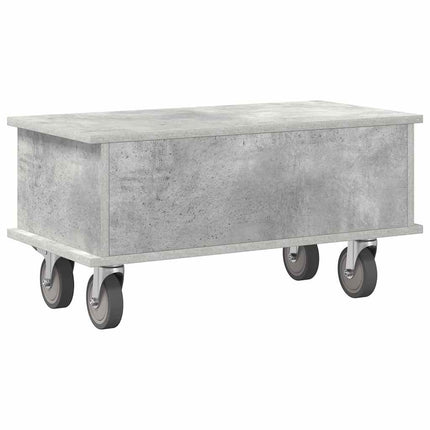 TV-bänk Betonggrå 68,5 x 35 x 35 cm Konstruerat trä