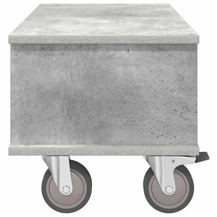 TV-bänk Betonggrå 68,5 x 35 x 35 cm Konstruerat trä