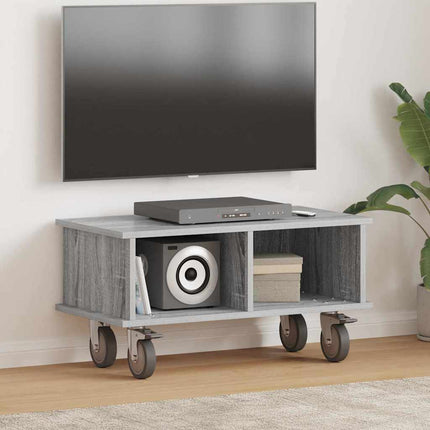 TV-bänk Grå Sonoma 68,5 x 35 x 35 cm Konstruerat trä