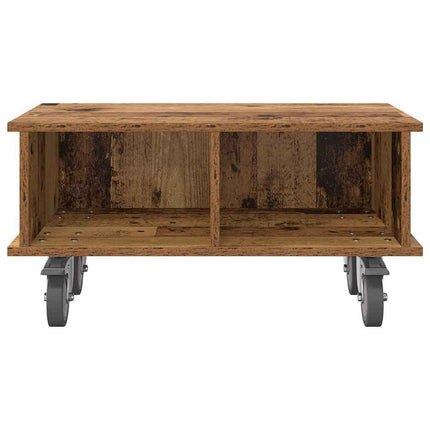 TV-bänk Gammalt trä 68,5 x 35 x 35 cm Konstruerat trä