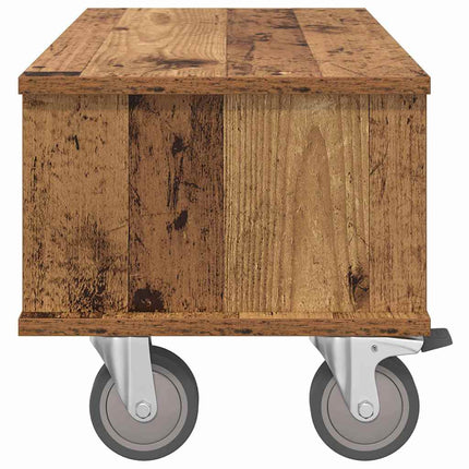 TV-bänk Gammalt trä 68,5 x 35 x 35 cm Konstruerat trä