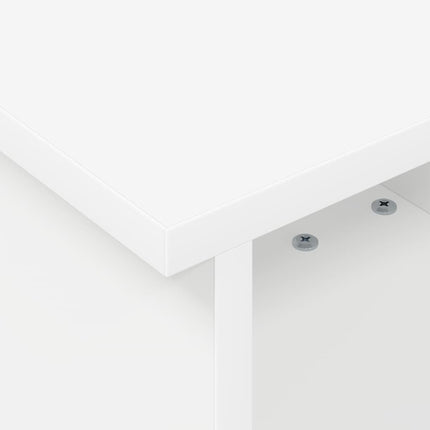 TV-bänk Vit 37 x 35 x 35 cm Konstruerat trä