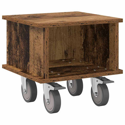 TV-bänk Gammalt trä 37 x 35 x 35 cm Konstruerat trä