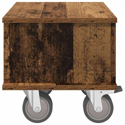 TV-bänk Gammalt trä 37 x 35 x 35 cm Konstruerat trä