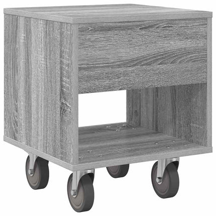 Sängbord 2 pcs Grå Sonoma 40,5 x 40 x 48 cm Konstruerat trä