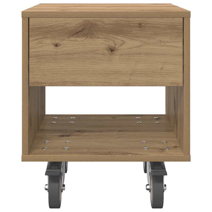 Sängbord 2 pcs Artisan Ek 40,5 x 40 x 48 cm Konstruerat trä