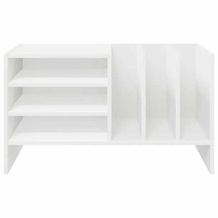 Skivskåp med hylla Vit 78,5 x 35 x 45 cm Konstruerat trä
