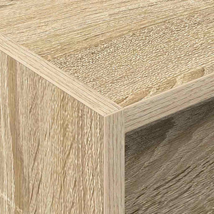 Skivskåp med hylla Sonoma-ek 78,5 x 35 x 45 cm Konstruerat trä