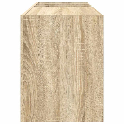 Skivskåp med hylla Sonoma-ek 78,5 x 35 x 45 cm Konstruerat trä