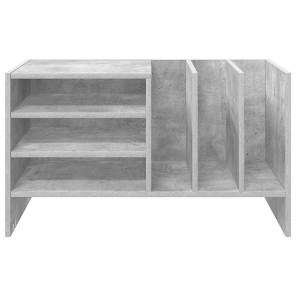 Skivskåp Betonggrå 78,5 x 35 x 45 cm Konstruerat trä
