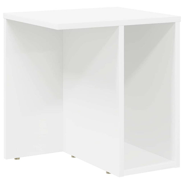 Sidobord Vit 37 x 32 x 40 cm Konstruerat trä