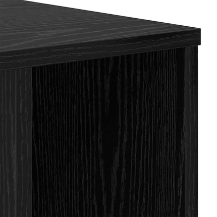 Sidobord 2 pcs Svart Ek 37 x 32 x 40 cm Konstruerat trä