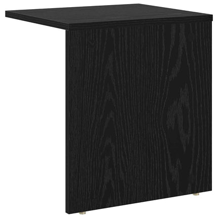 Sidobord 2 pcs Svart Ek 37 x 32 x 40 cm Konstruerat trä