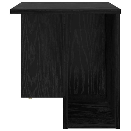 Sidobord 2 st Svart Ek 37 x 32 x 40 cm Konstruerat trä
