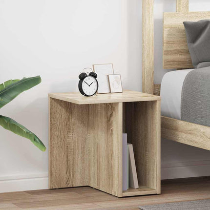 Sidobord 2 pcs Sonoma-ek 37 x 32 x 40 cm Konstruerat trä