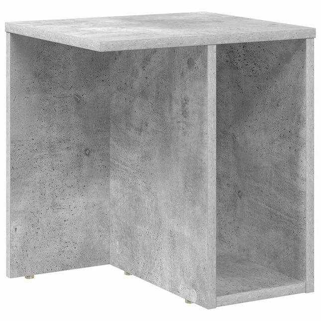 Sidobord Betonggrå 37 x 32 x 40 cm Konstruerat trä