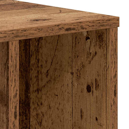 Sidobord 2 pcs Gammalt trä 37 x 32 x 40 cm Konstruerat trä