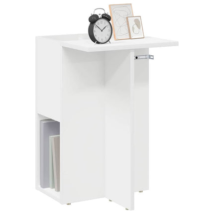 Sidobord Vit 35 x 40 x 55 cm Konstruerat trä
