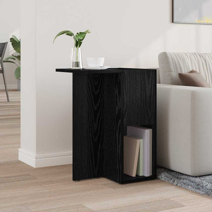 Sidobord Svart Ek 35 x 40 x 55 cm Konstruerat trä