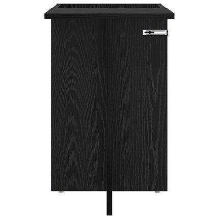 Sidobord Svart Ek 35 x 40 x 55 cm Konstruerat trä